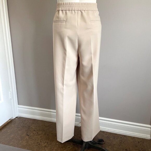 Raffaello Rossi Beige Aisha Pull-On Straight Cropped Pants - 44EU/L-XL 🇮🇹 - Picture 13 of 16